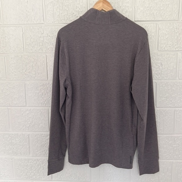 Prana Men’s Altitude Tracker 1/4 Zip Gray Size Medium - Picture 6 of 11